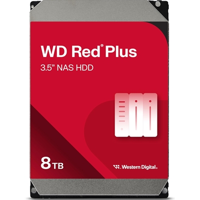WD Red Plus WD80EFPX 8TB 3.5" 256MB Cache SATA III NAS Internal Hard Drive - Image 3
