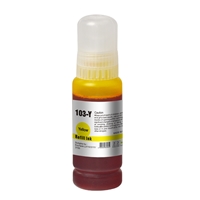 InkLab 103 Epson Compatible EcoTank Yellow ink bottle - Image 2