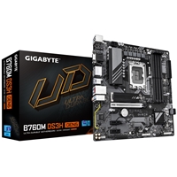 Gigabyte B760M DS3H GEN5 Intel Socket 1700 Motherboard, Micro ATX, 4x DDR5 Slots, 2x M.2 Sockets, 2.5GbE LAN, 1x D-Sub / 1x DisplayPort / 1x HDMI Port - Image 2