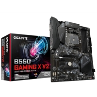 Gigabyte B550 GAMING X V2 AMD AM4 Socket Motherboard, ATX, 4x DDR4 Slots, 2x M.2 Sockets, Fitted I/O Shield, GbE LAN, 1x DVI-D / 1x HDMI Port - Image 2