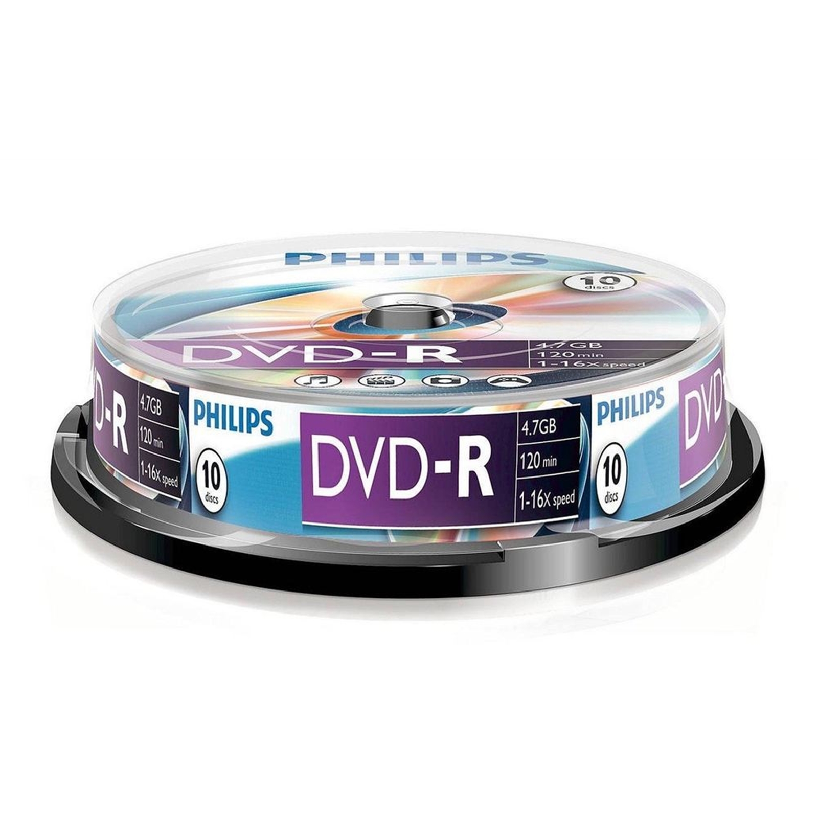 Philips DVD-R 16X 10 PK Spindle - Image 4