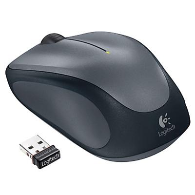 Logitech M235 Black and Grey Wireless Compact Design Optical Mouse - Image 3