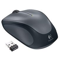 Logitech M235 Black and Grey Wireless Compact Design Optical Mouse - Image 2