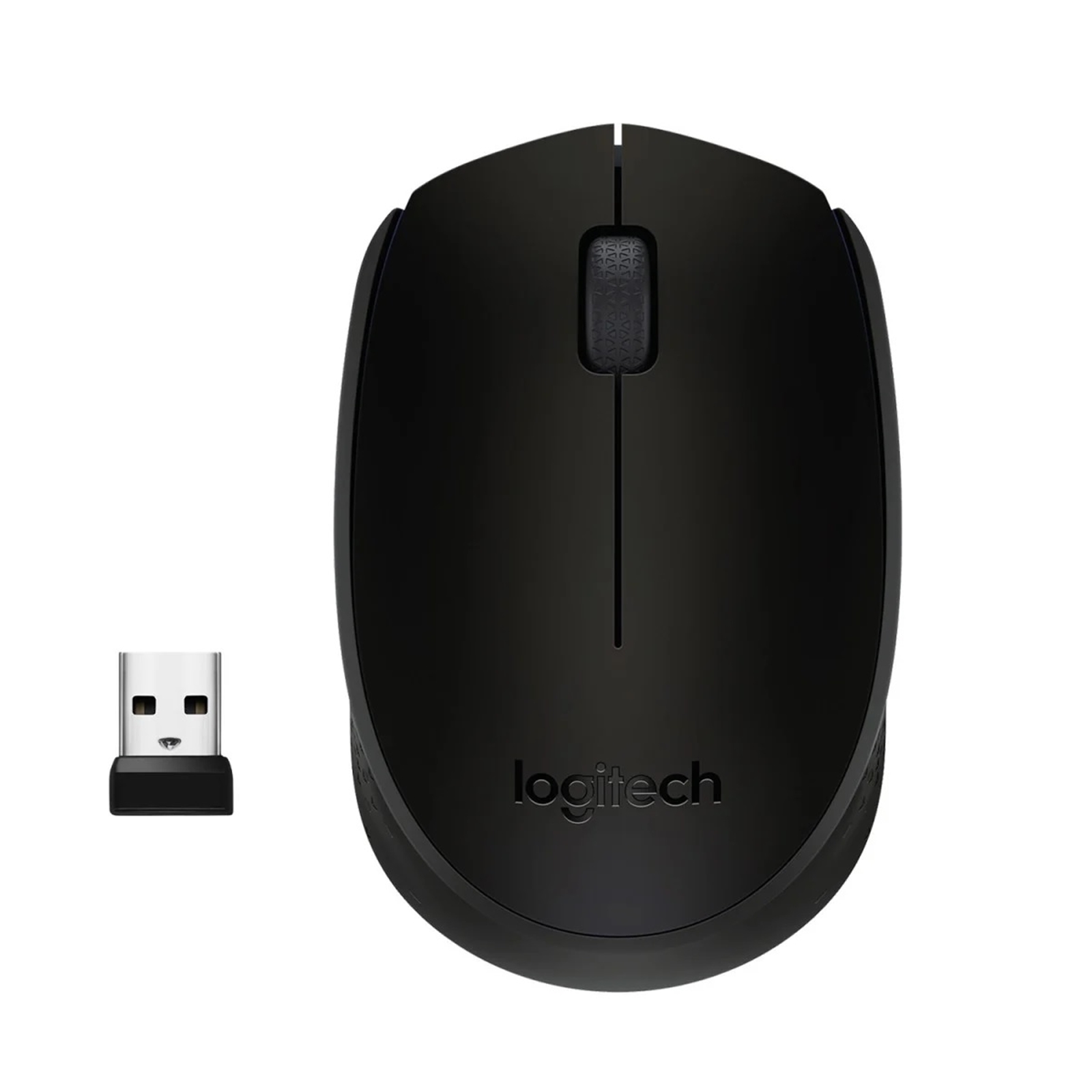 Logitech Wireless Mouse M171, Compact Ambidextrous Curve Design, 12-Month Battery, 2.4 GHz wireless connection, Black - Image 4
