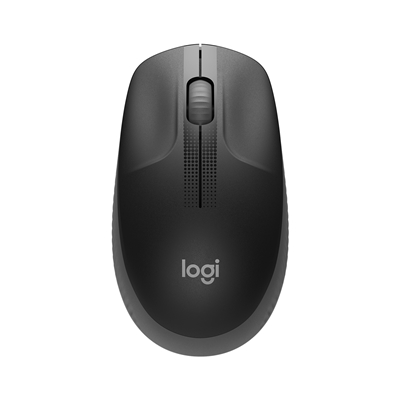 Logitech Wireless Mouse M190, Full Size Ambidextrous Curve Design, 18-Month Battery with Power Saving Mode, USB Receiver, Precise Cursor Control with Wide Scroll Wheel and Scooped Buttons, Black - Image 3