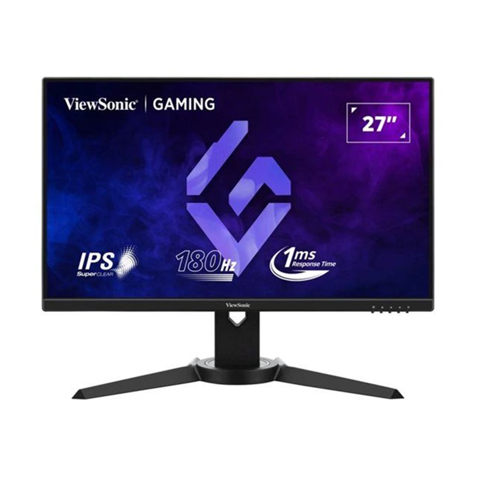 Viewsonic OMNI VX2779J-HD-PRO 27 Inch IPS Gaming Monitor, Full HD, 180Hz, 1ms, 2x HDMI, DisplayPort, Freesync, HDR10, Height Adjustable, Swivel, Rotate, VESA - Image 4