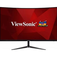 Viewsonic VX3219-PC-MHD 32 Inch Curved Gaming Frameless Monitor, Full HD, 240Hz, 1ms, HDMI, DisplayPort, HD, Freesync, Built-In Speakers, VESA - Image 2
