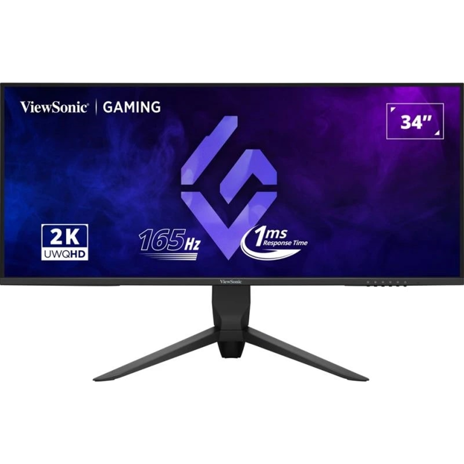 Viewsonic VX3480-2K-PRO 34 Inch 165Hz UWQHD Gaming Monitor, 3440x1440, 1ms, Display Port, 2xHDMI, Height Adjust, Swivel, VESA - Image 3