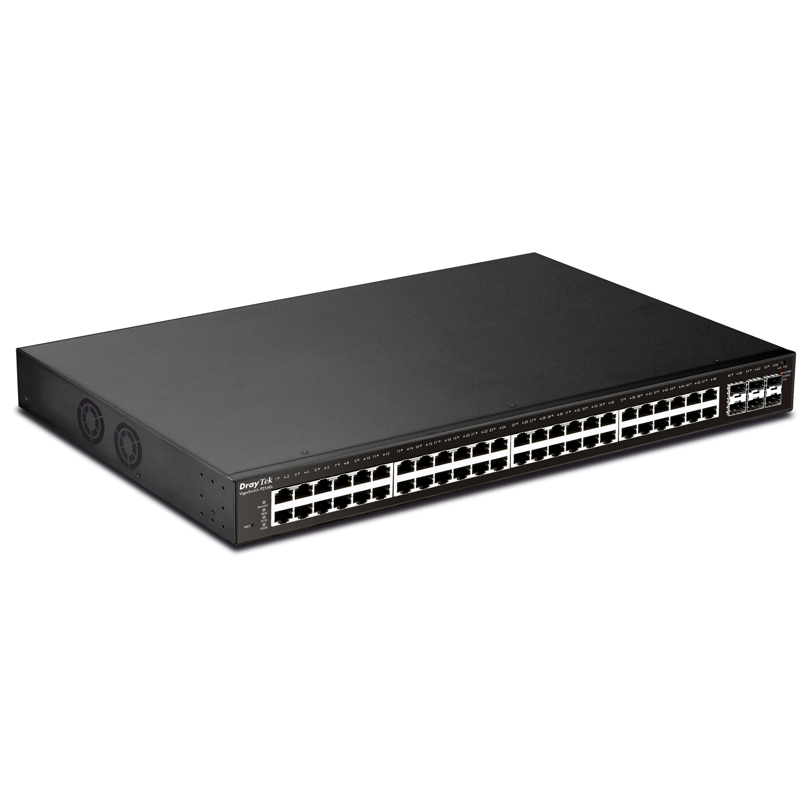 DrayTek VSP2540XS-K VigorSwitch P2540XS 48 Port POE Fully Managed Layer 2+ Switch with 6x 10GbE SFP Ports - Image 3