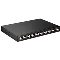 DrayTek VSP2540XS-K VigorSwitch P2540XS 48 Port POE Fully Managed Layer 2+ Switch with 6x 10GbE SFP Ports