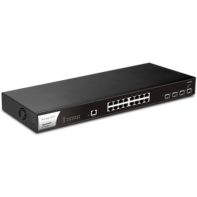 DrayTek VSQ2200X-K VigorSwitch Q2200x 16 Port 2.5GbE Layer 2+ Managed Switch with 4x 10 GbE SFP Uplinks - Image 3