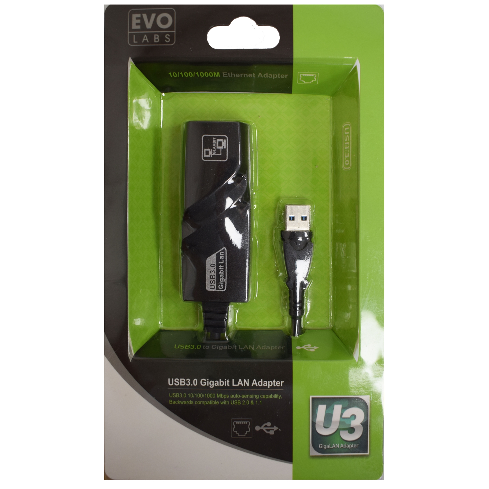 Evo Labs USB 3.0 to Gigabit Ethernet Adapter - Image 4