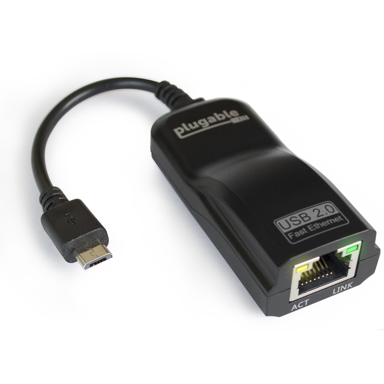 Plugable USB2-OTGE100 USB 2.0 OTG Micro USB to 10/100 Ethernet Adapter - Image 3