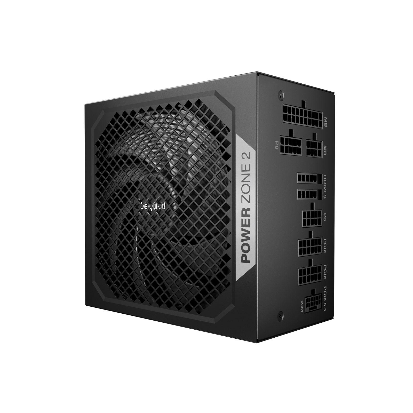 be quiet! Power Zone 2 850W PSU - 80 PLUS Platinum, Semi-Passive Cooling, Pure Wings 3 Fan, PCIe 5.1/ATX 3.1 Compatibility, 10-Year Warranty - Image 3