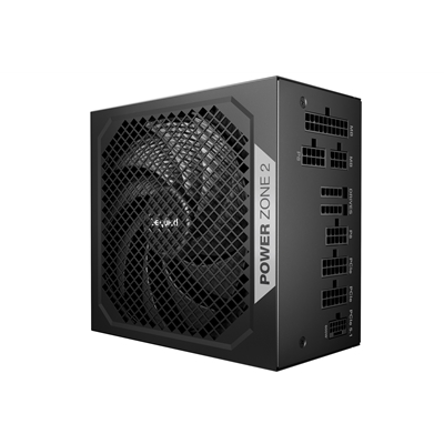 be quiet! Power Zone 2 850W PSU - 80 PLUS Platinum, Semi-Passive Cooling, Pure Wings 3 Fan, PCIe 5.1/ATX 3.1 Compatibility, 10-Year Warranty - Image 2