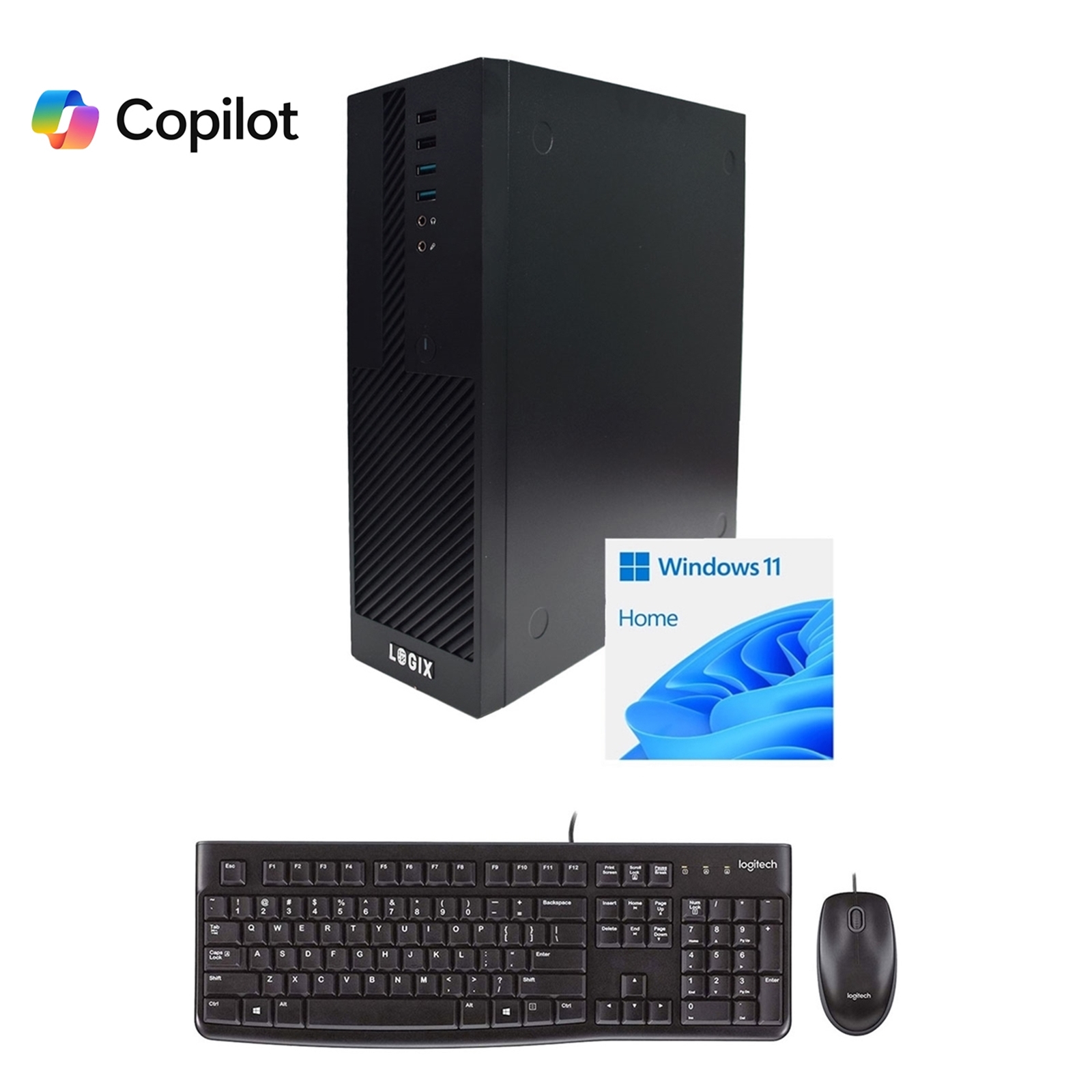 LOGIX 14th Gen Intel Core i5 10 Core Small Form Factor SFF Home / Office PC with 16GB RAM, 1TB SSD, Wi-Fi 6 + BT, Windows 11 Home, Keyboard, Mouse & 3 Year Warranty - Image 4