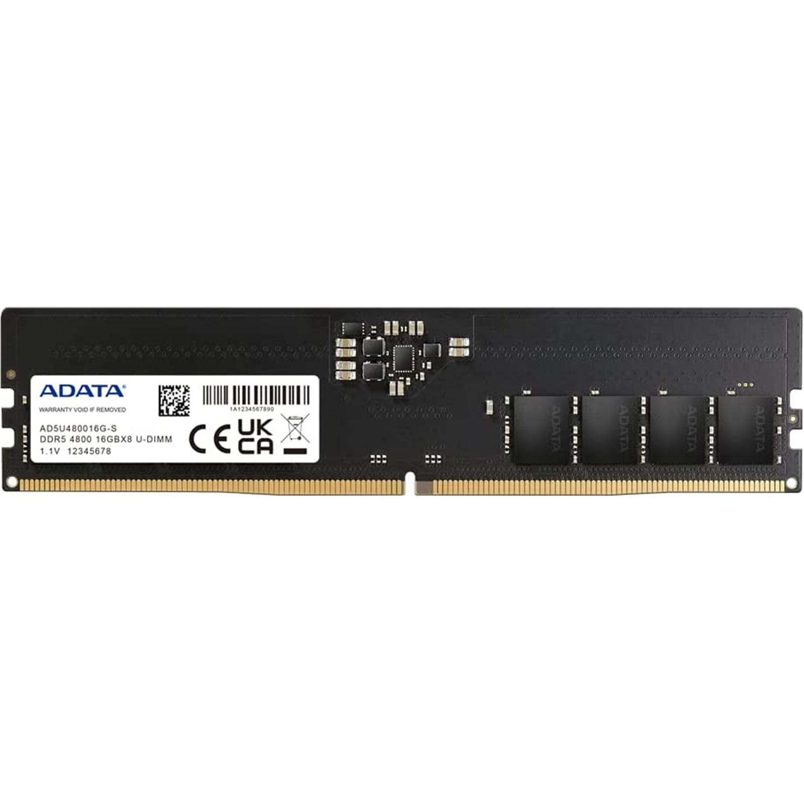 Adata AD5U480016G-S 16GB U-DIMM System Memory DDR5, 4800MHz, 1 x 16GB - Image 4