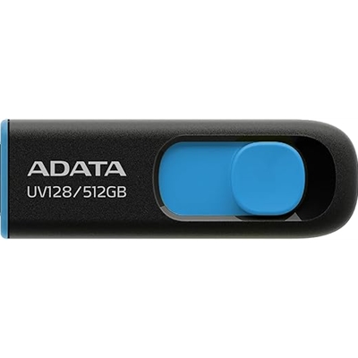 Adata UV128 512GB USB 3.2 Gen 1 Flash Drive, Black and Blue - Image 3