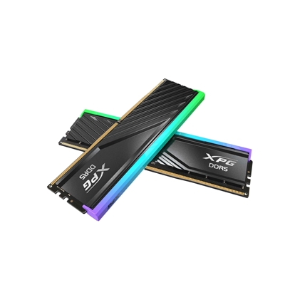 Adata LANCER RGB AX5U6000C3616G-DTLABRBK DDR5 6000MHz, 32GB, (2 x 16GB) CL36-38-38, 1.35v, Retail, Black RGB System Memory - Image 3