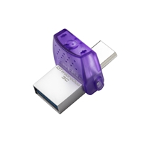 Kingston DataTraveler microDuo 3C 256GB OTG Dual USB-A to USB-C USB 3.2 Gen 1 Flash Drive, Purple - Image 3