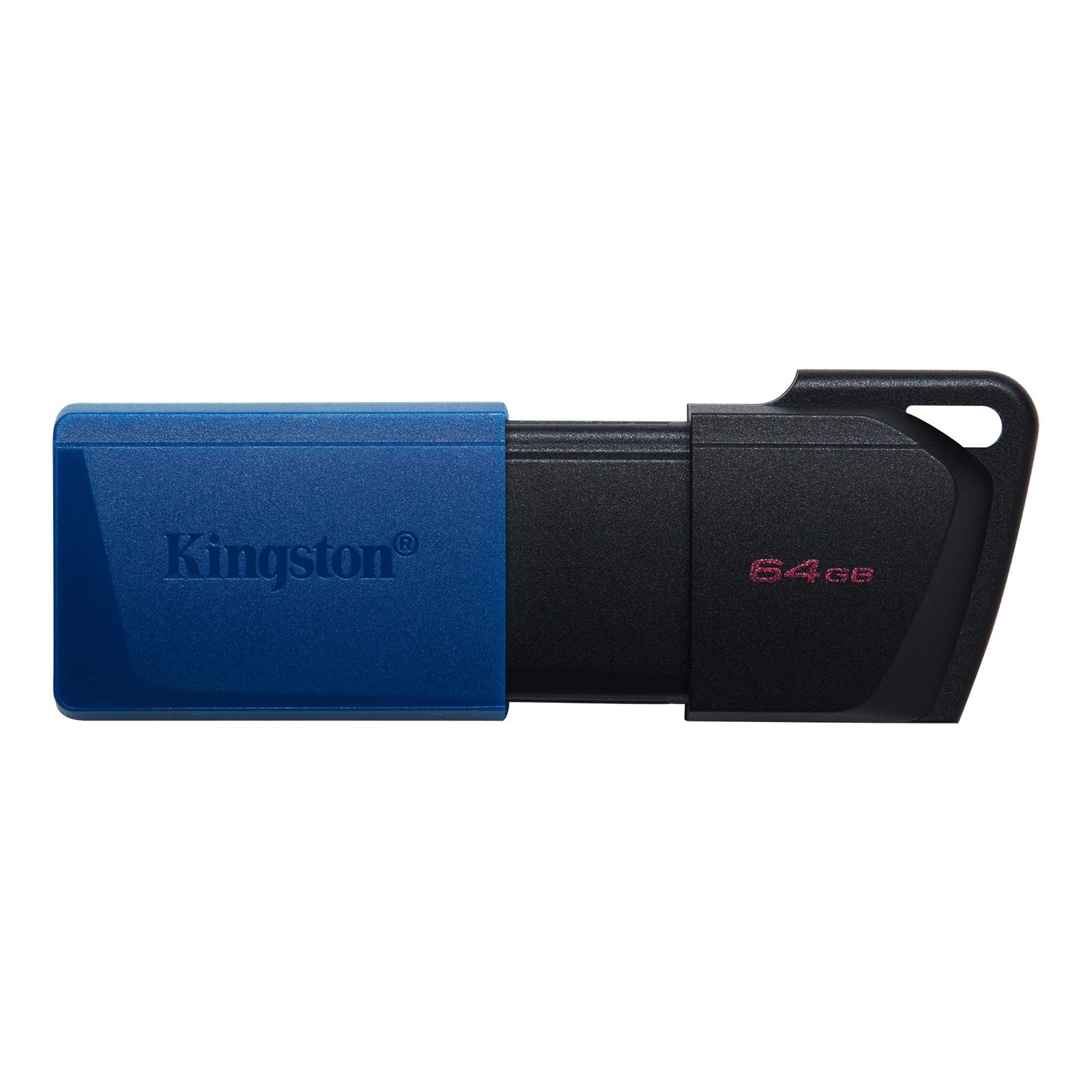 Kingston DataTraveler ExodiaM DTXM/64GB USB Flash Drive, 64GB, USB 3.2, Blue / Black, Moving Cap Design - Image 4
