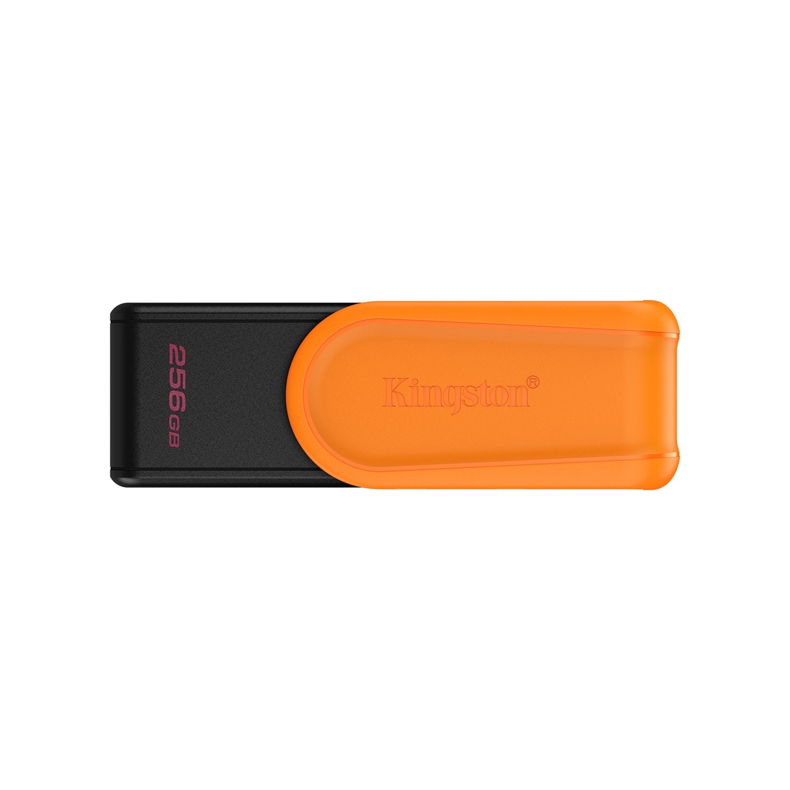 Kingston DataTraveler Exodia S DTXS/256GB USB Flash Drive, 256GB, USB 3.2, Black/Orange, Swivel Cap Design - Image 4
