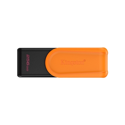 Kingston DataTraveler Exodia S DTXS/256GB USB Flash Drive, 256GB, USB 3.2, Black/Orange, Swivel Cap Design - Image 3