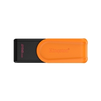 Kingston DataTraveler Exodia S DTXS/256GB USB Flash Drive, 256GB, USB 3.2, Black/Orange, Swivel Cap Design - Image 2