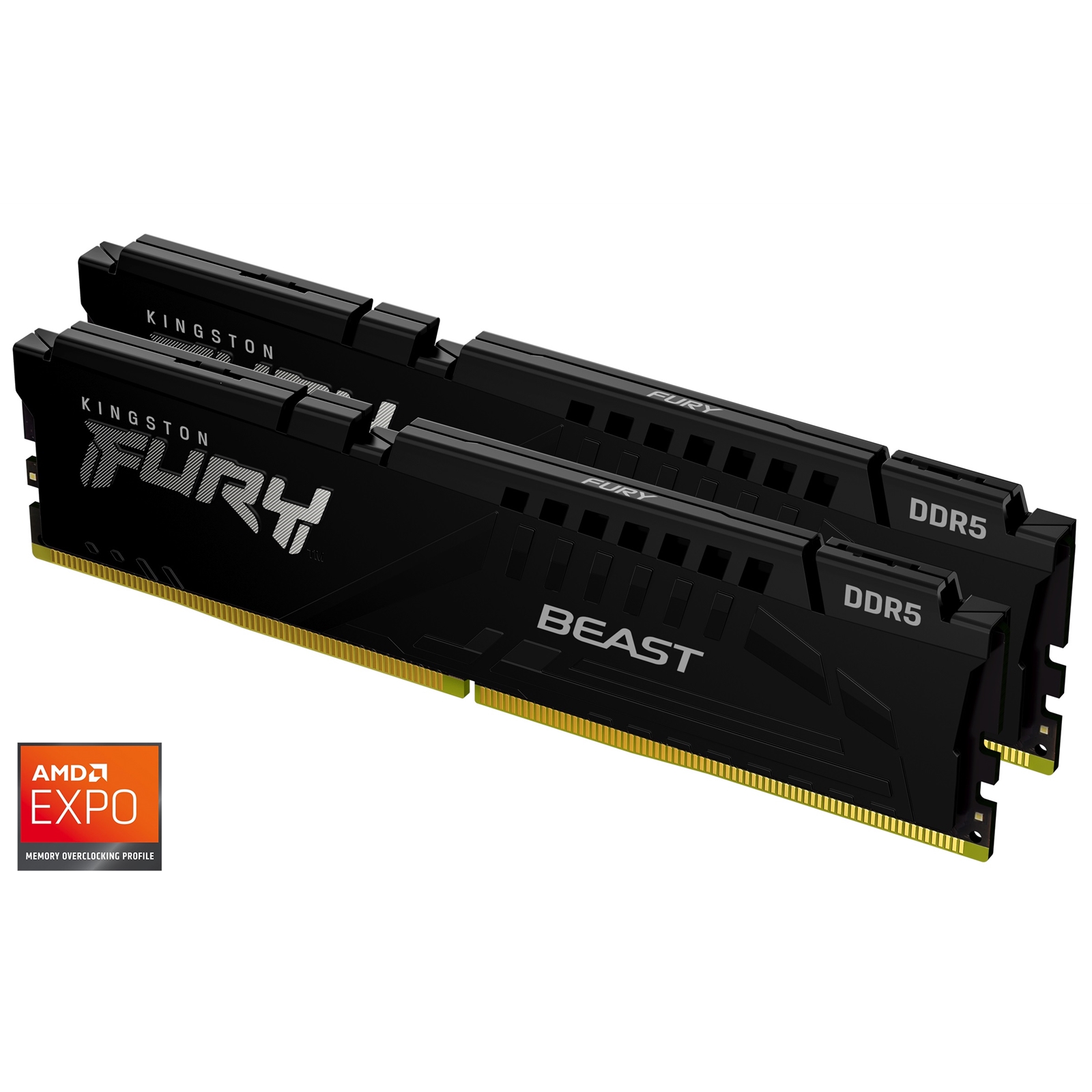 Kingston FURY Beast KF556C36BBEK2-32 32GB (2x 16GB) DIMM System Memory, 5600MHz, DDR5, CL36, Black, Intel XMP, AMD EXPO - Image 3