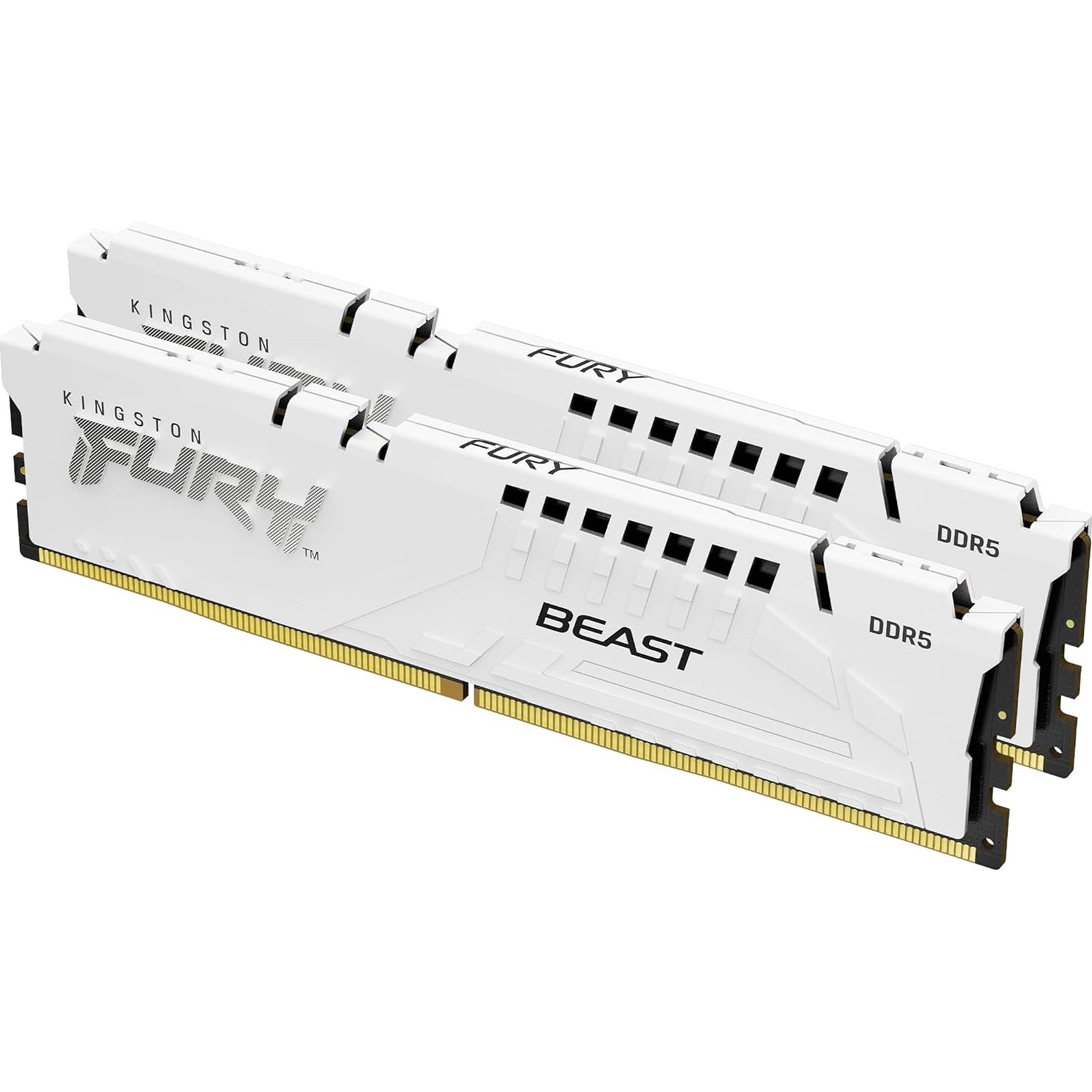 Kingston FURY Beast KF564C32BWEK2-64 64GB (2x 32GB) DIMM System Memory, 6400MHz, DDR5, CL32, White, Intel XMP, AMD EXPO - Image 3