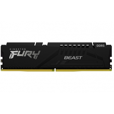 Kingston FURY Beast KF552C40BB-16 16GB (1x 16GB) DIMM System Memory, 5200MHz, DDR5, CL40, Black, Intel XMP - Image 2