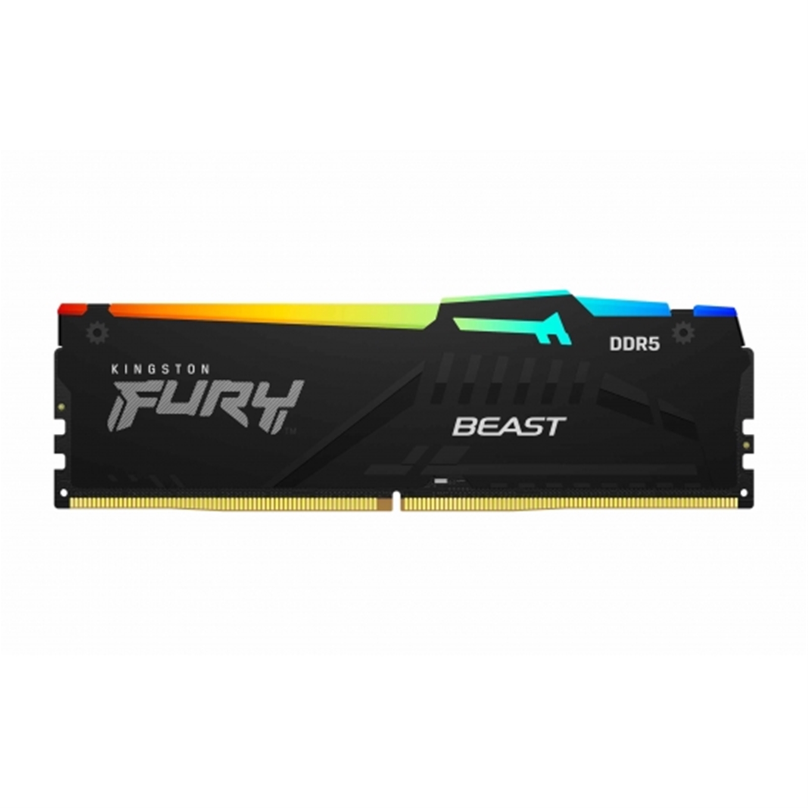 Kingston FURY Beast KF560C36BBE2A-32 32GB (1x 32GB) DIMM System Memory, 6000MHz, DDR5, CL36, Black, RGB, Intel XMP, AMD EXPO - Image 3