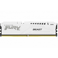 Kingston FURY Beast KF560C36BWE2-16 16GB (1x 16GB) DIMM System Memory, 6000MHz, DDR5, CL36, White, Intel XMP, AMD EXPO