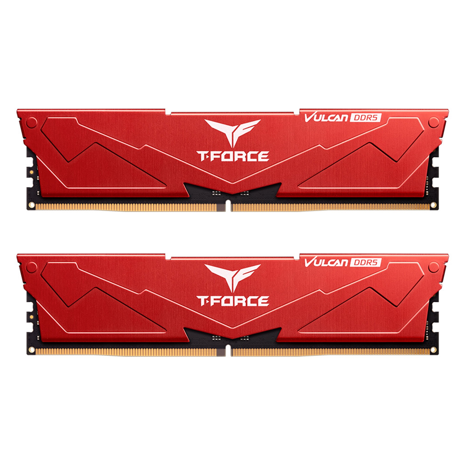 Team T-Force Vulcan FLRD532G5200HC40CDC01 32GB (2x16GB) System Memory, 5200MHz, CL40, DDR5 Kit, Red - Image 4
