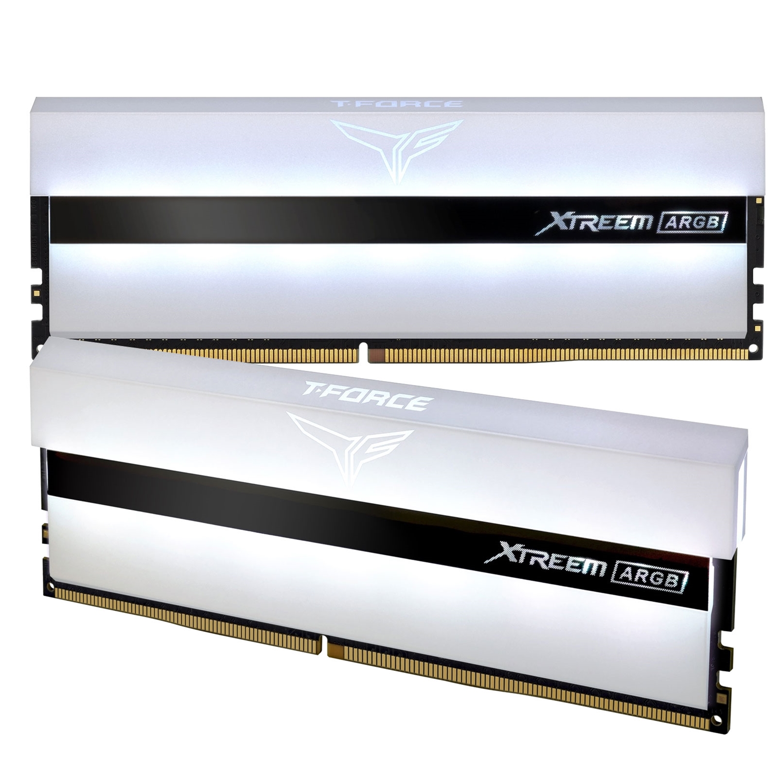 Team T-Force XTREEM ARGB 16GB White Heatsink with ARGB LEDs (2 x 8GB) DDR4 3200MHz DIMM System Memory - Image 4