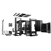 be quiet! Dark Base Pro 901 Full Tower Gaming PC Case, Black, 4x USB 3.2 Type A, Interchangeable Top Cover and Front Panel, Touch Sensitive I/O, 3x Silent WIngs 4 PWM Fans, ARGB Lighting - Image 6