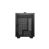 DeepCool CH160 Ultra-Portable Gaming Case Black Micro Tower with Tempered Glass Side Window Panel, Advanced Cooling, USB 3.0/USB-C Ports, Pre-Installed Fans, Mini-ITX - Image 6