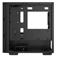 DeepCool CH360 Digital Gaming Case Black Mid Tower with Tempered Glass Side Window Panel, Advanced Cooling, USB 3.0/USB-C Ports, Pre-Installed Fans, Micro ATX/Mini-ITX - Image 8