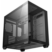 DeepCool CG530 Dual-Chamber Mid Tower Case, Tempered Glass Panels, Advanced Cooling Support, Exceptional Cable Management, Black - Image 5