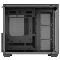 DeepCool CG530 Dual-Chamber Mid Tower Case, Tempered Glass Panels, Advanced Cooling Support, Exceptional Cable Management, Black - Image 8