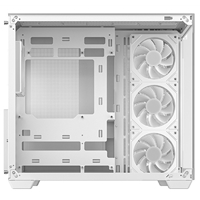 DeepCool CG530 4F Mid-Tower Case with Tempered Glass Panels, 4 Pre-Installed ARGB Fans, and Optimal Airflow Support, White - Image 8