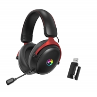 Marvo Scorpion HG9076W Tactic X Pro Wireless Bluetooth / USB-C RGB Gaming Headset (Black) - Image 4