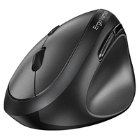 Genius Ergo 8350S Wireless Ergonomic Vertical Mouse, Blutooth & 2.4 GHz, Adjustable DPI levels up to 2400 DPI, 5 Button with Scroll Wheel, Dark Grey - Image 4