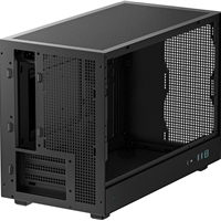 DeepCool CH260 Micro-ATX Case, High-Airflow Compact PC Case with Tempered Glass Panel, USB-C Port, Supports 360mm Radiator, ATX PSU, Black - Image 4