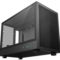 DeepCool CH260 Micro-ATX Case, High-Airflow Compact PC Case with Tempered Glass Panel, USB-C Port, Supports 360mm Radiator, ATX PSU, Black - Image 5