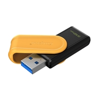 Kingston DataTraveler Exodia S DTXS/512GB USB Flash Drive, 512GB, USB 3.2, Black/Yellow, Swivel Cap Design - Image 4