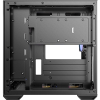 Antec CX60M ARGB Mini Tower Micro ATX Gaming Case, Black, Tempered Glass Panels, Dual Chamber Design, Vertical Cooling, Pre-Installed ARGB Fans, Water Cooling Support, - Image 7