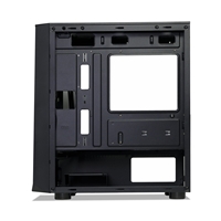 Tecware Forge M Omni Micro-ATX Case - Key-Lockable Tempered Glass, High-Airflow Mesh Front, 4 x 120mm Fans Pre-Installed, mATX/ITX Support, Black - Image 8