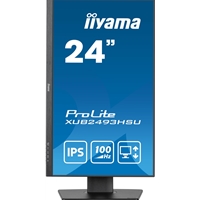 iiyama PROLITE XUB2493HSU-B7 24 Inch IPS Monitor, Full HD, 1ms, 100Hz, USB Hub x 2, HDMI, DisplayPort, Speakers, Black, Internal PSU, Height Adjustable, Pivot, VESA - Image 5