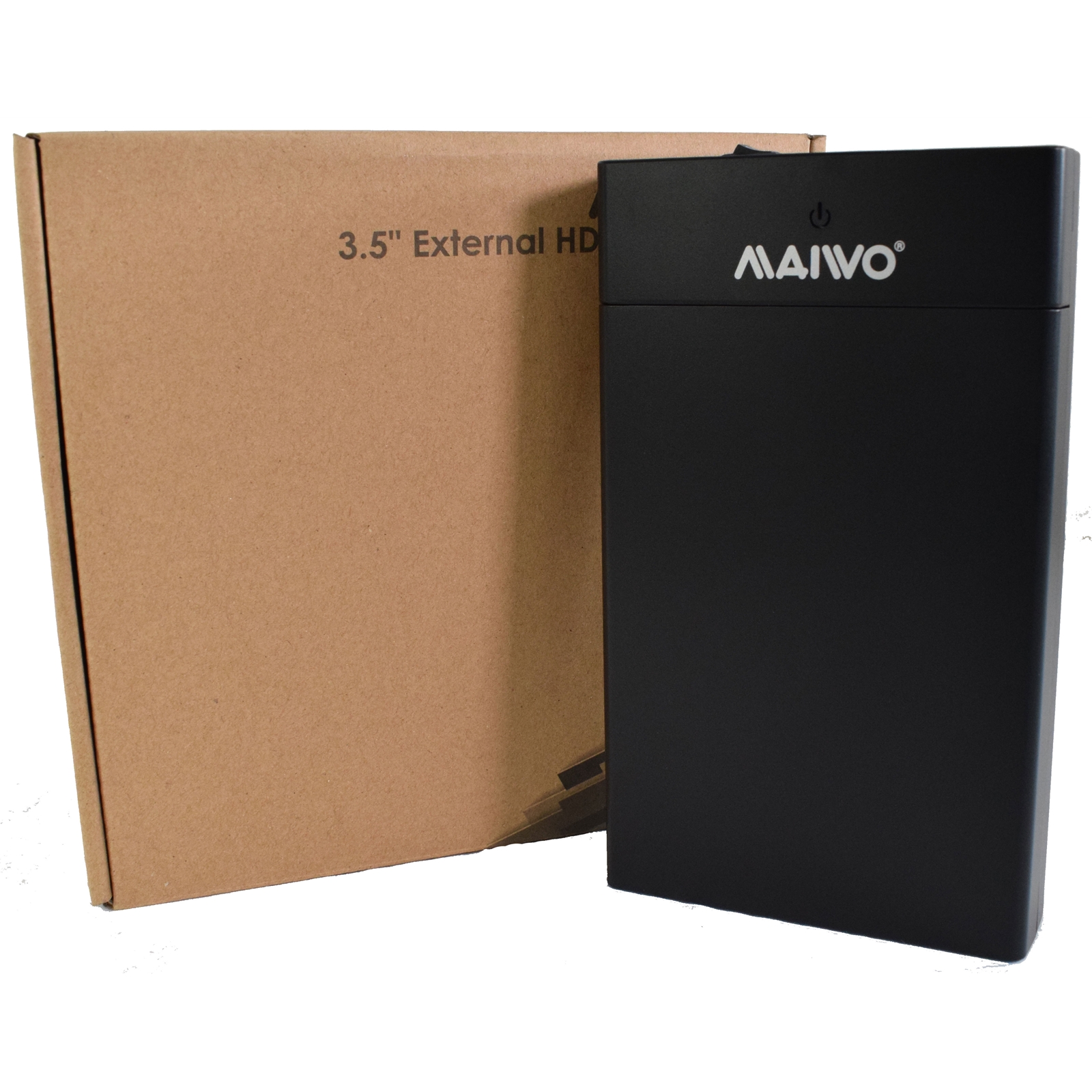 Maiwo USB 3.0 3.5" External Hard Drive Enclosure with Power Adapter - Image 3